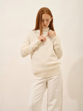 CASSIOPÉE Sweater Trucker Neck Ivory