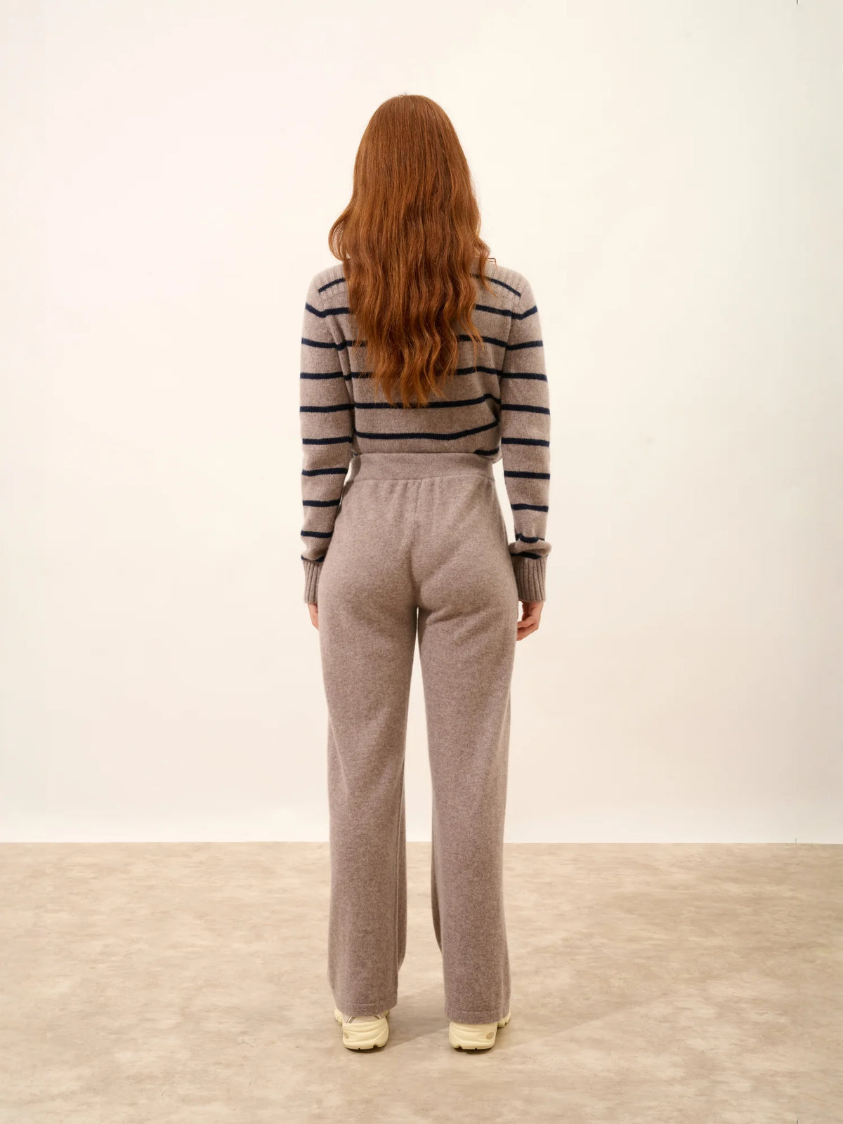 DAPHNE Hose weit Caribou meliert