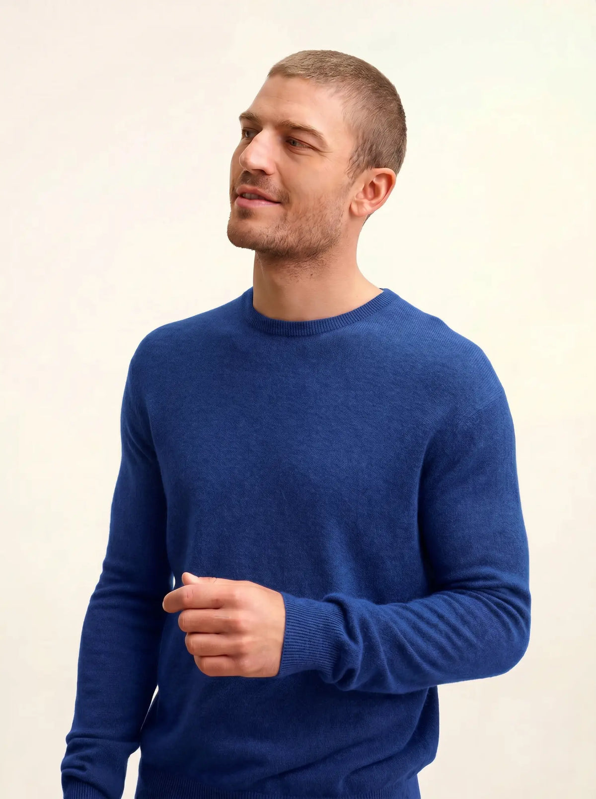 HOWARD Sweater Crew Neck Persian Blue