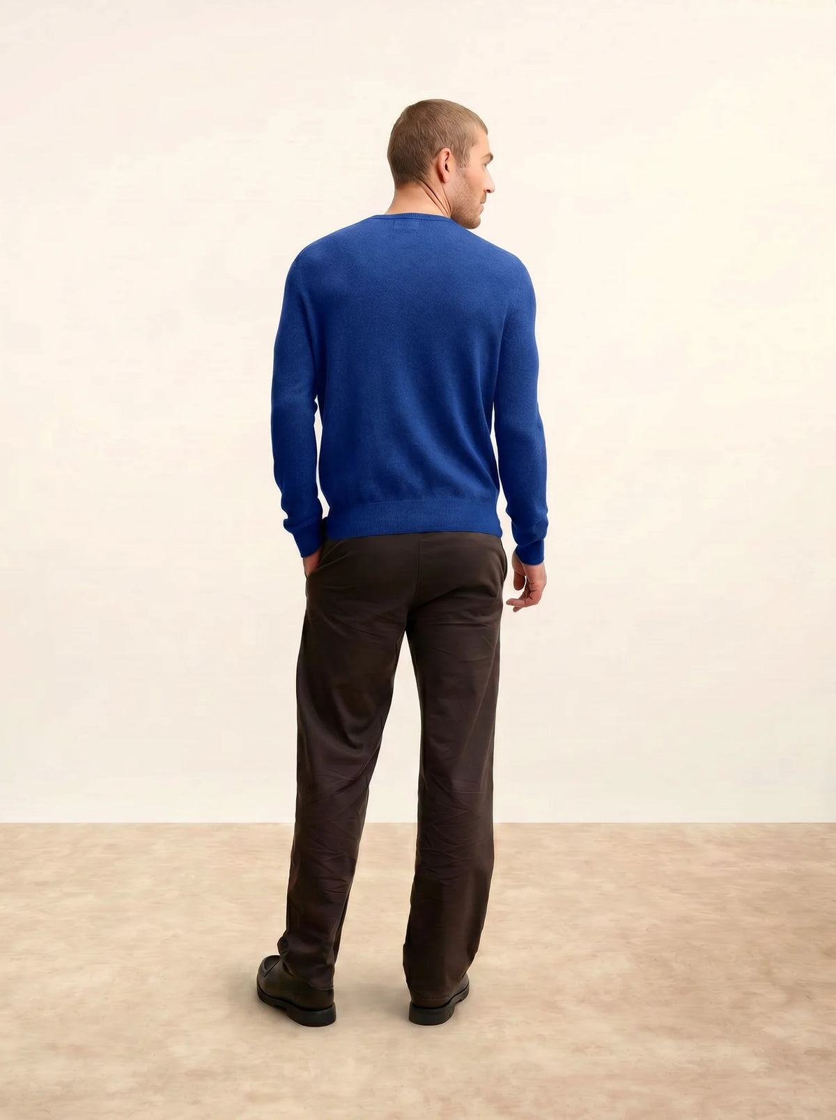 HOWARD Sweater Crew Neck Persian Blue