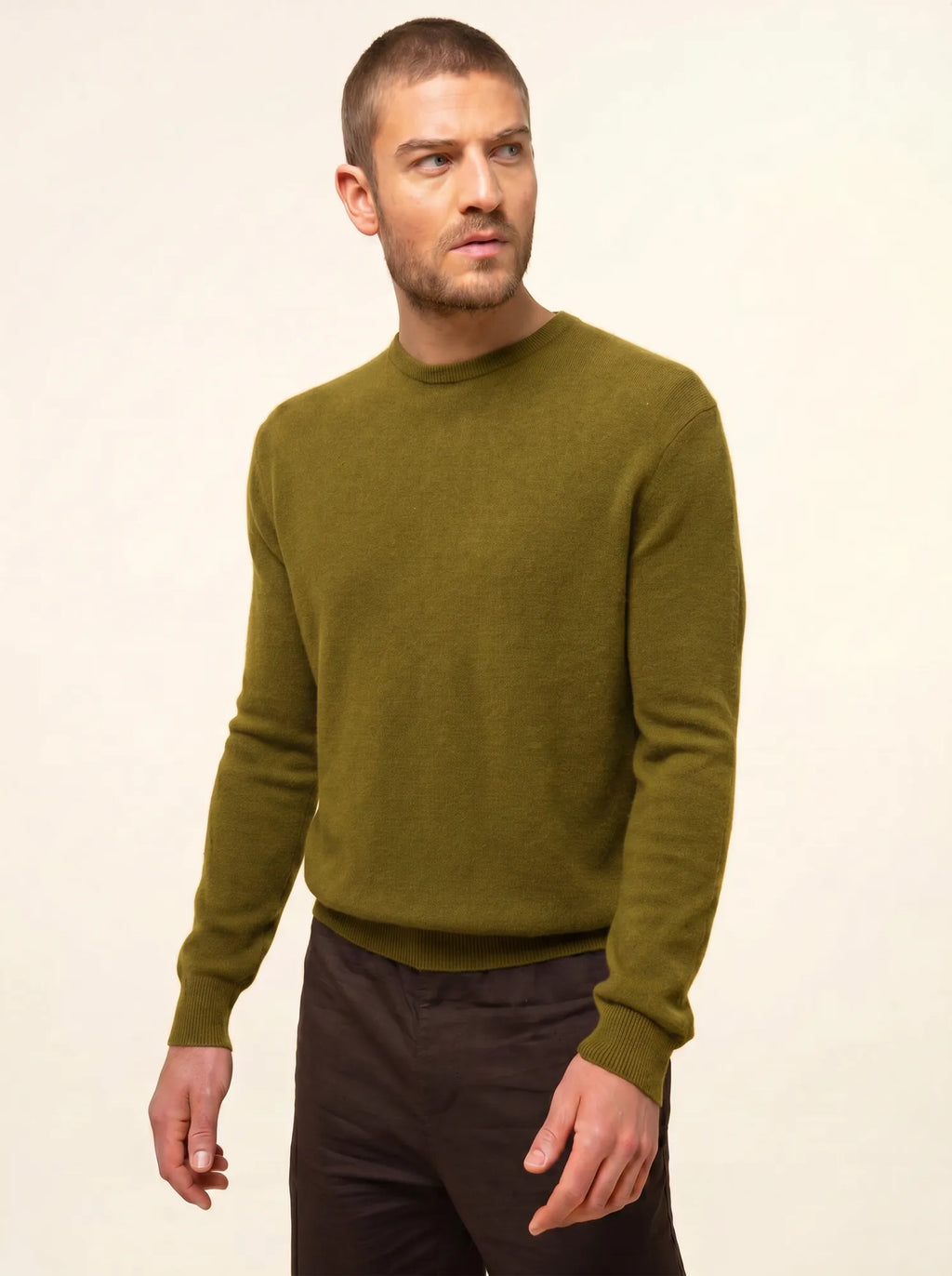 HOWARD Pull Col Rond Bronze