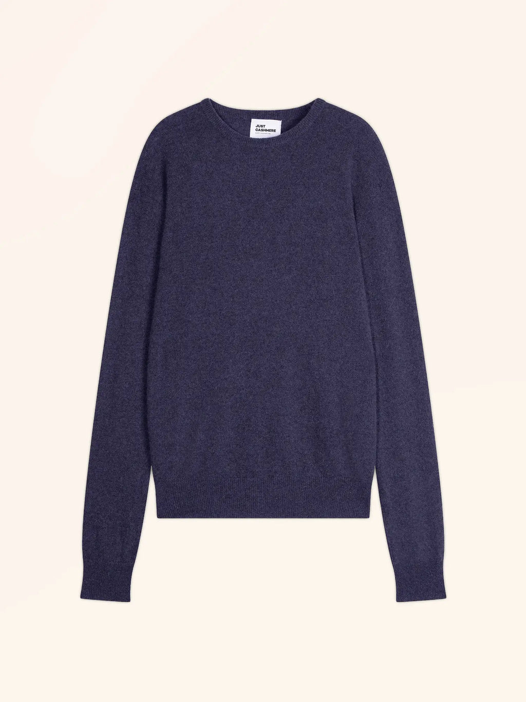 HOWARD pull col rond violet gris chiné