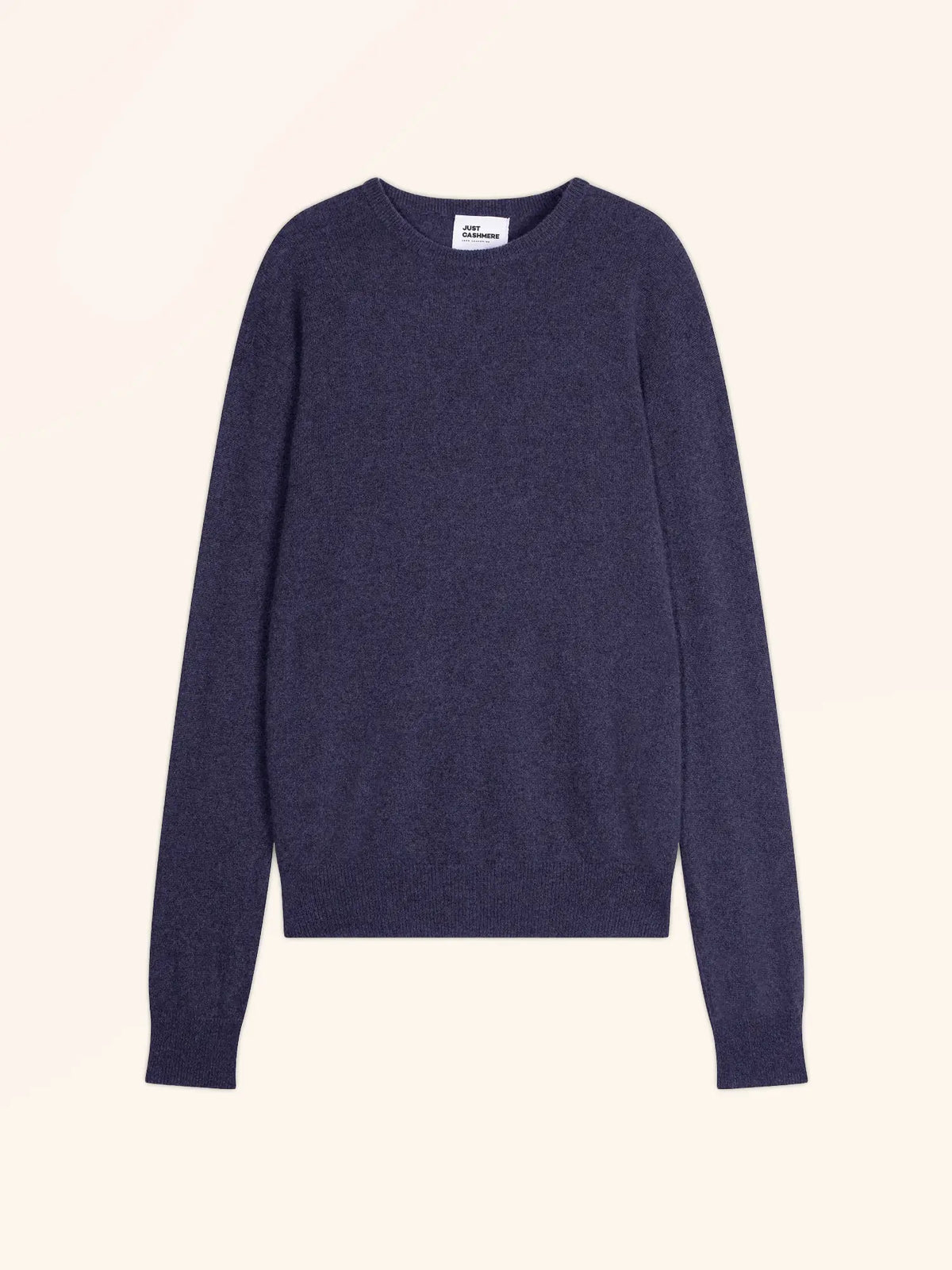 HOWARD pull col rond violet gris chiné