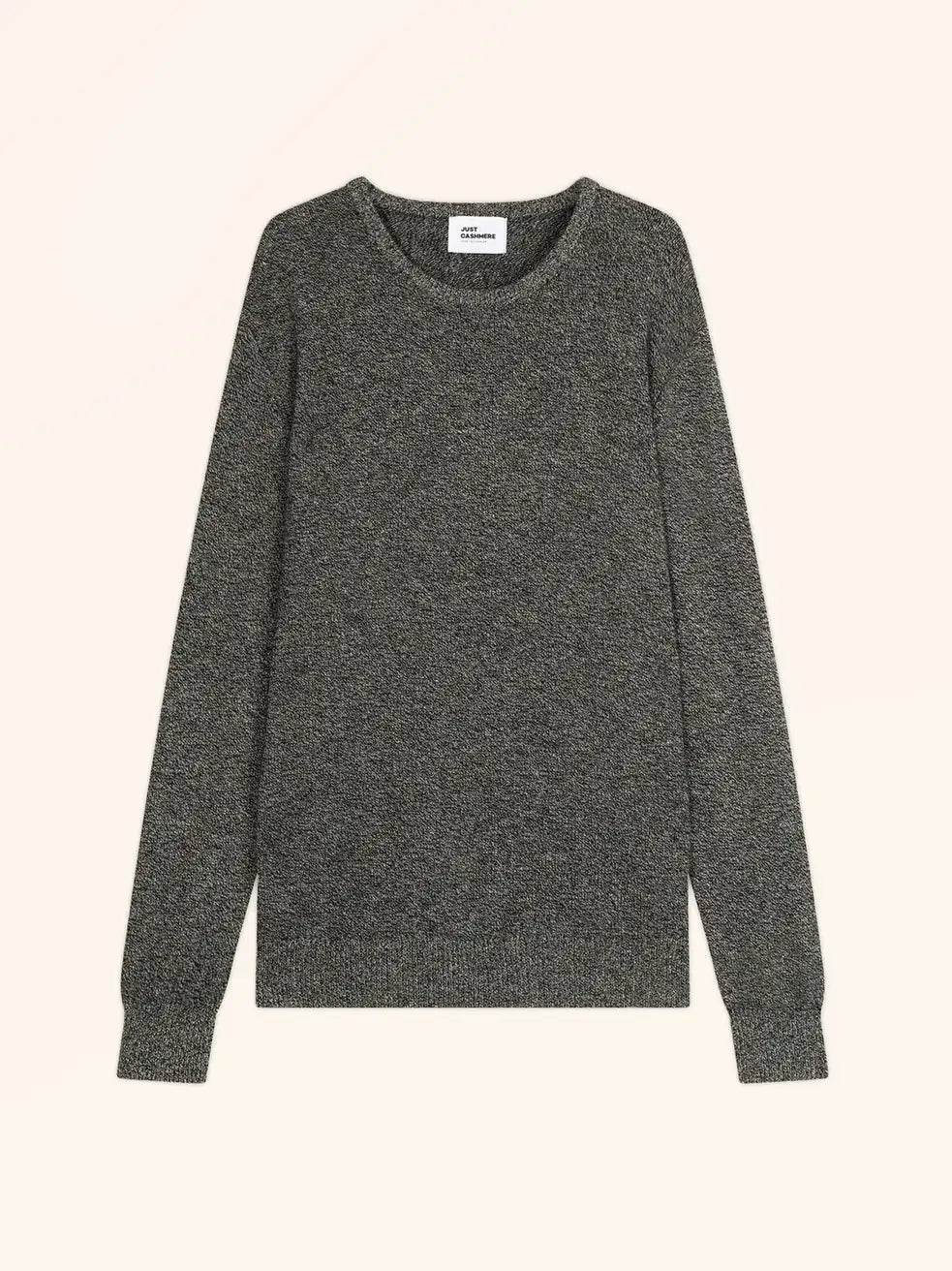 GABIN Sweater Crew Neck 4 Ply Black and White