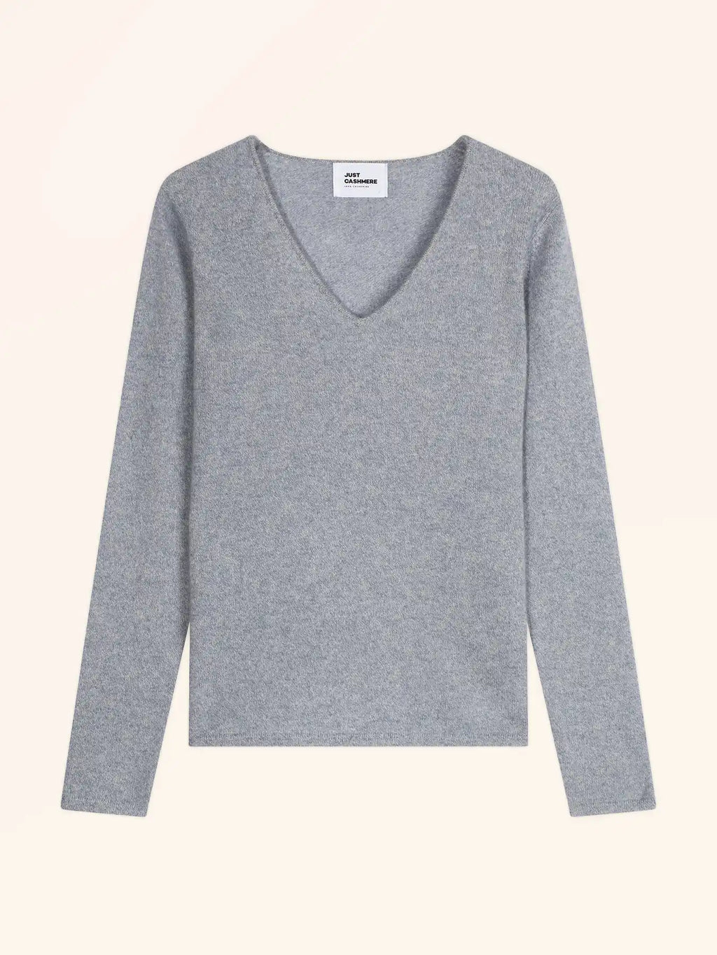 JOAN Pullover V-Ausschnitt Elfenbeinblau