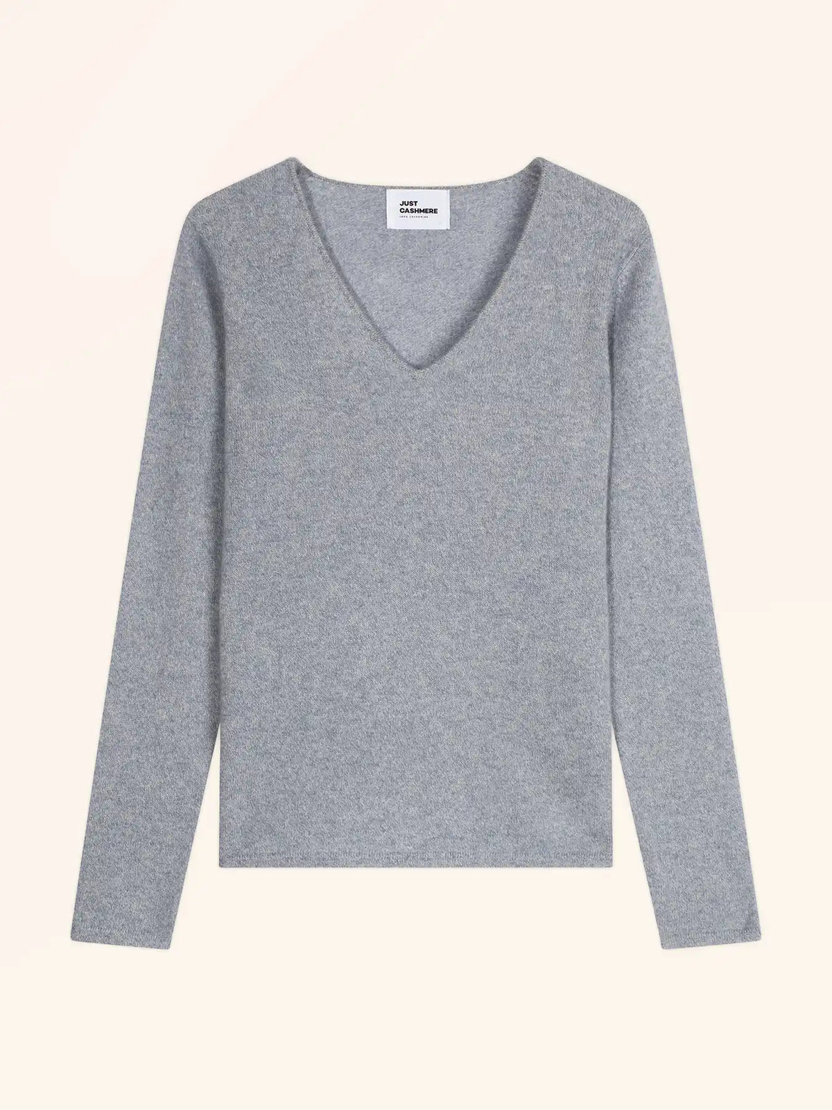 JOAN Pullover V-Ausschnitt Elfenbeinblau
