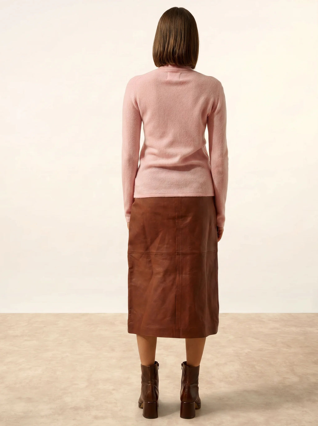 AVA Pull Col Roulé Ballerine