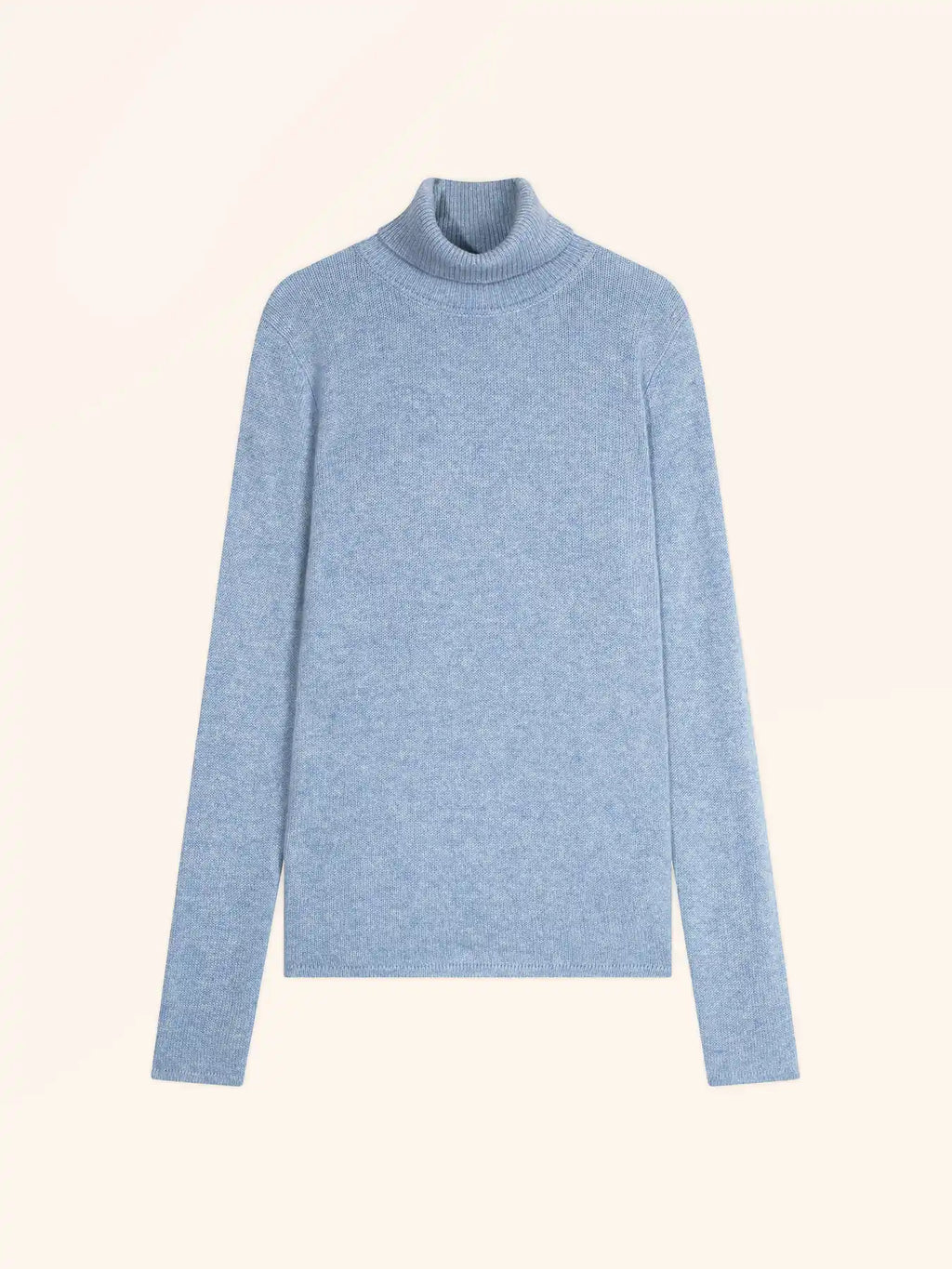MATT Sweater Turtleneck 4 Ply Heather Sky Blue