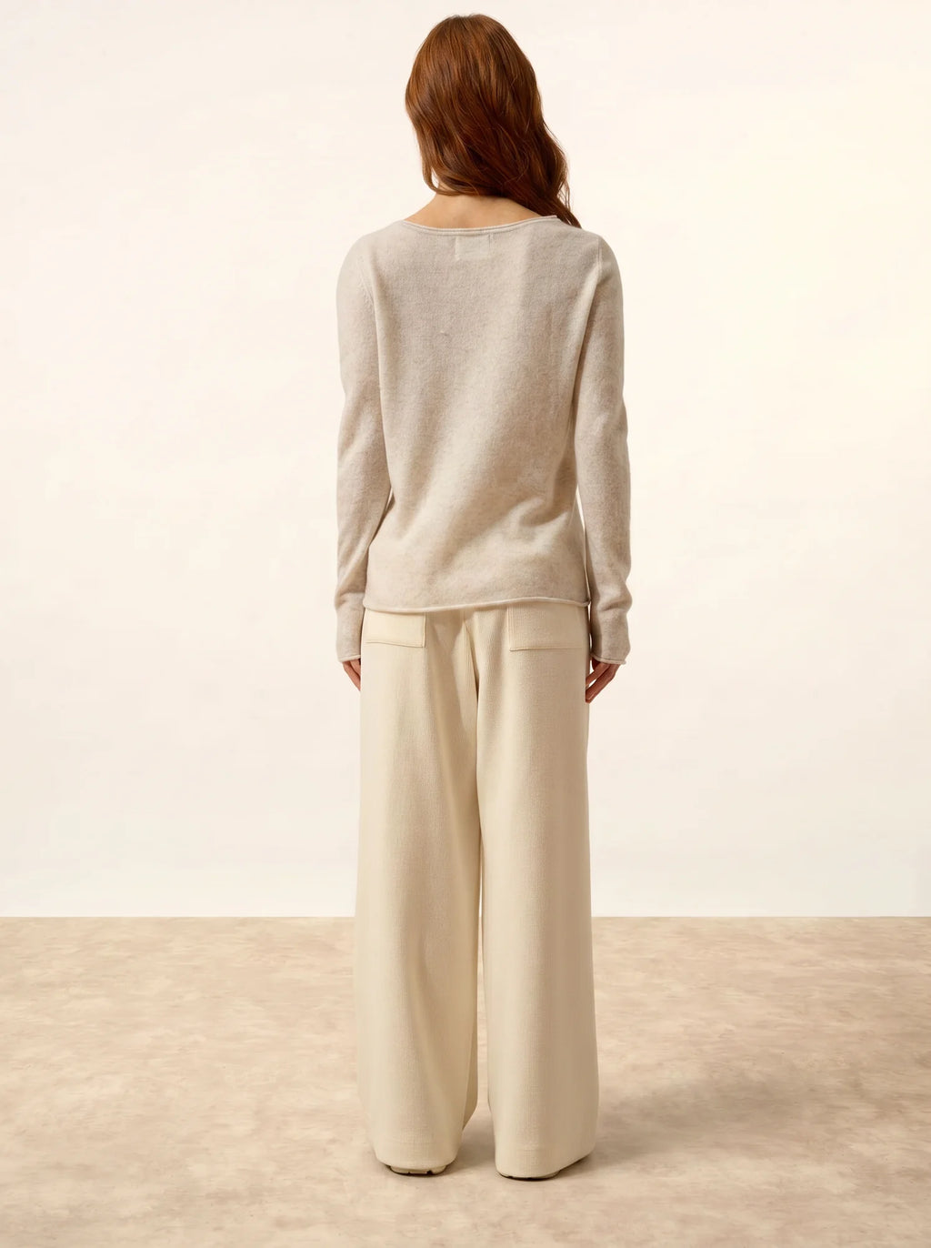 GRACE Pull Col Bateau Gris Perle Chiné