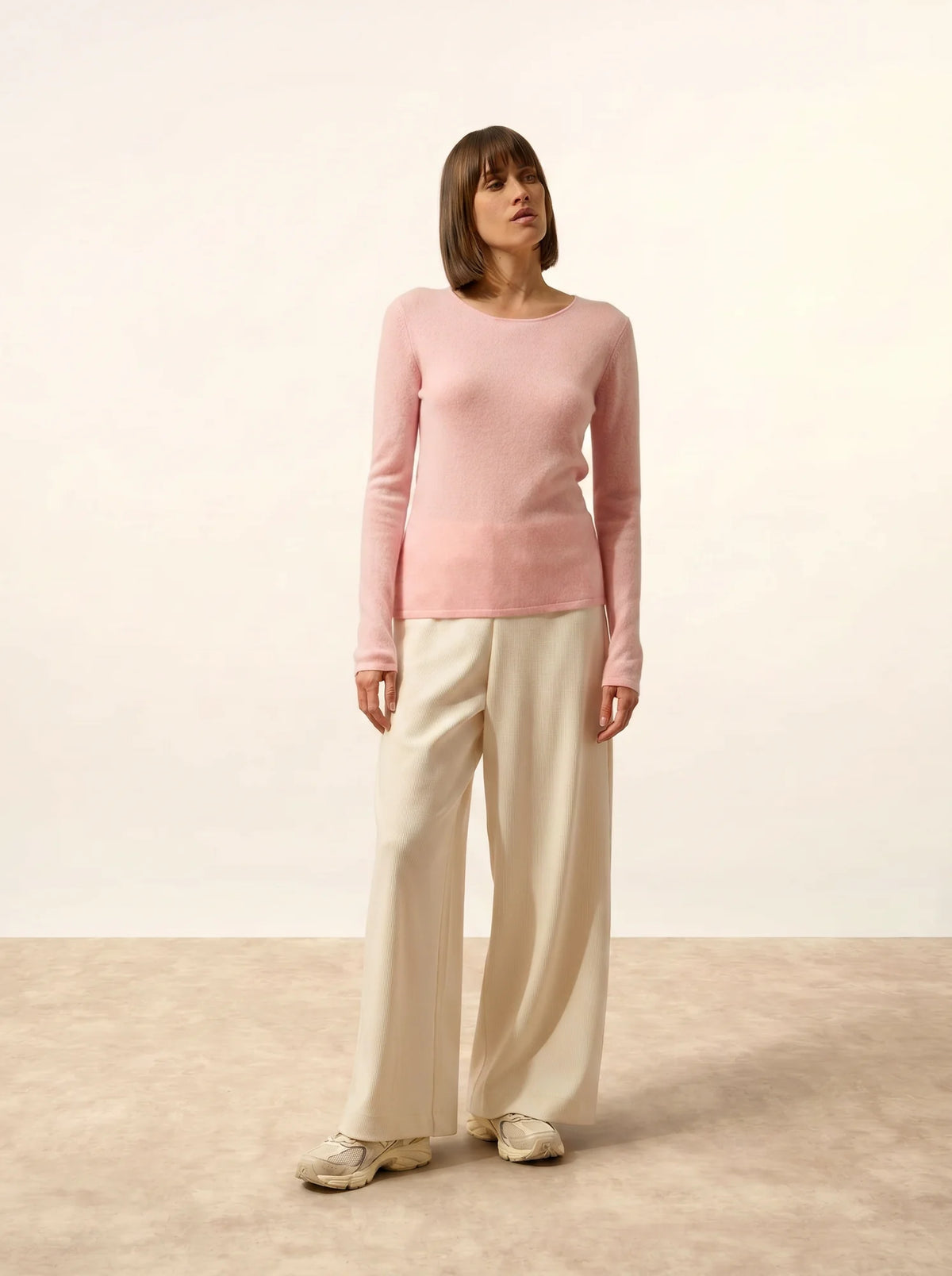 VIVIAN Pull Col Rond Ballerine