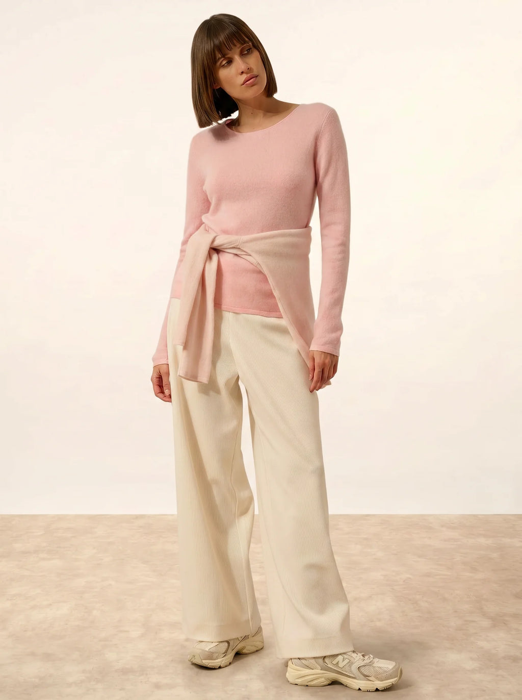 VIVIAN Pull Col Rond Ballerine