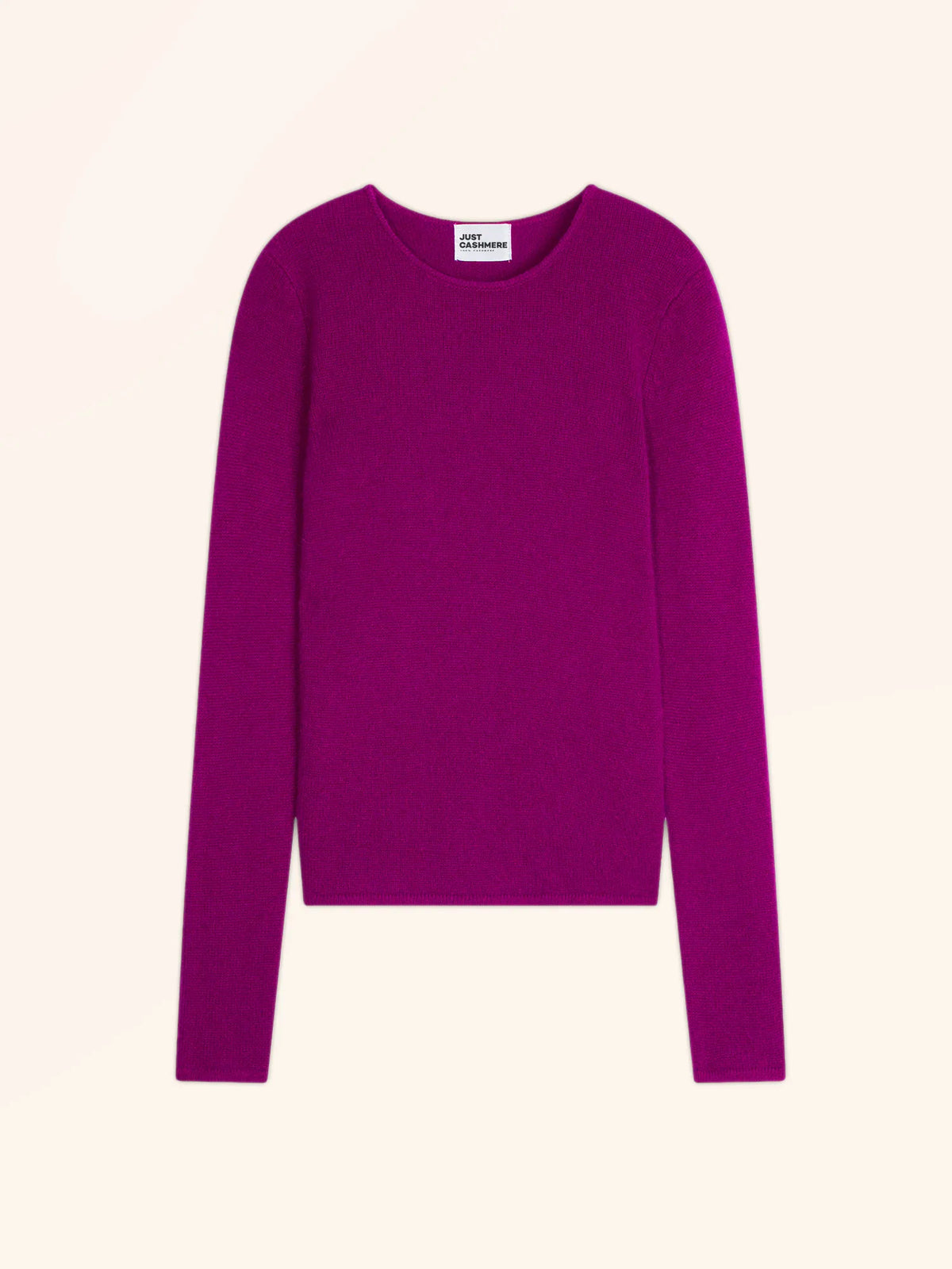 JOYCE Sweater Crew Neck 4 Ply Magenta