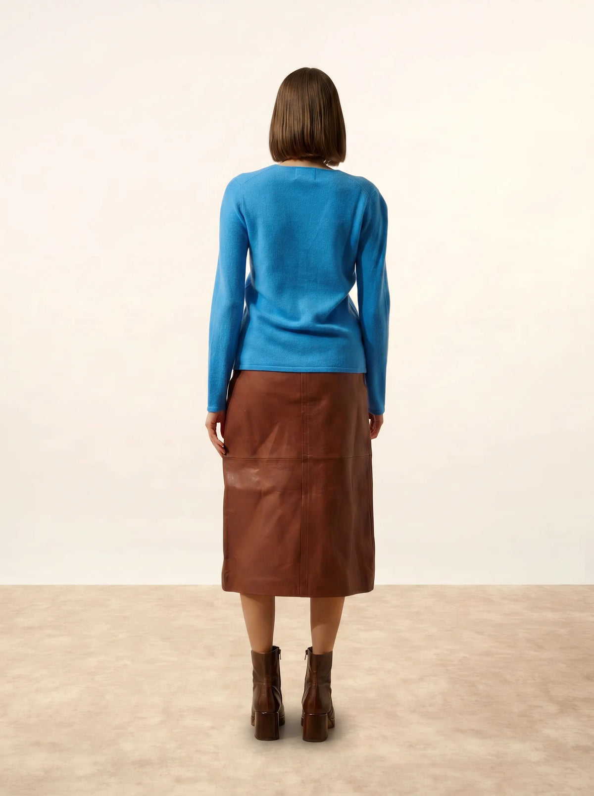 NORMA Cardigan Col V Bleuet