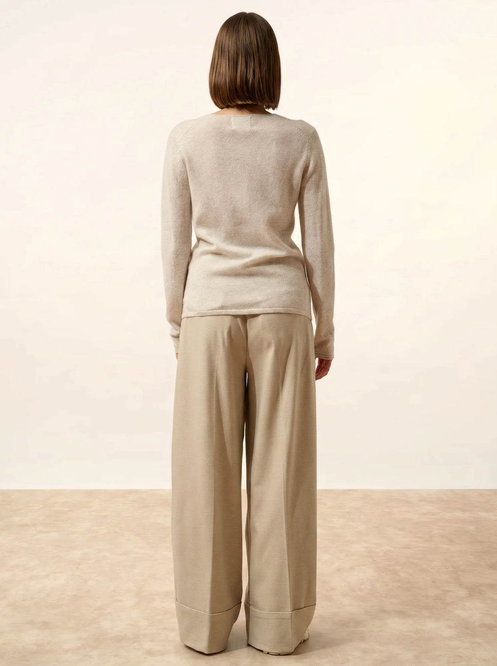 NORMA Cardigan V-Neck Heather Pearl Grey