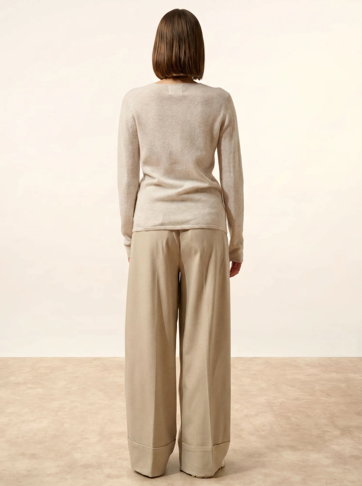 NORMA Cardigan V-Neck Heather Pearl Grey