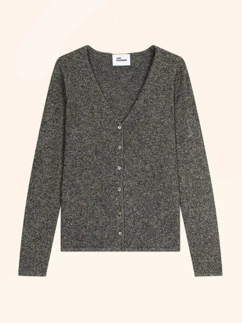 NORMA Cardigan Col V Noir et Blanc