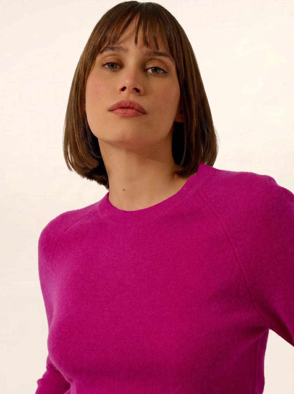 JANE Pull Col Rond Violine