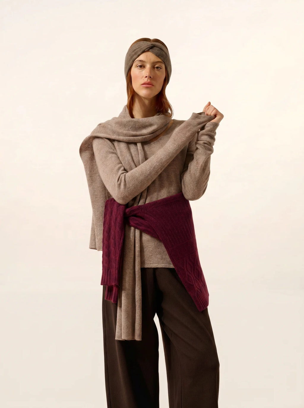 SPENCER Scarf Heather Caribou