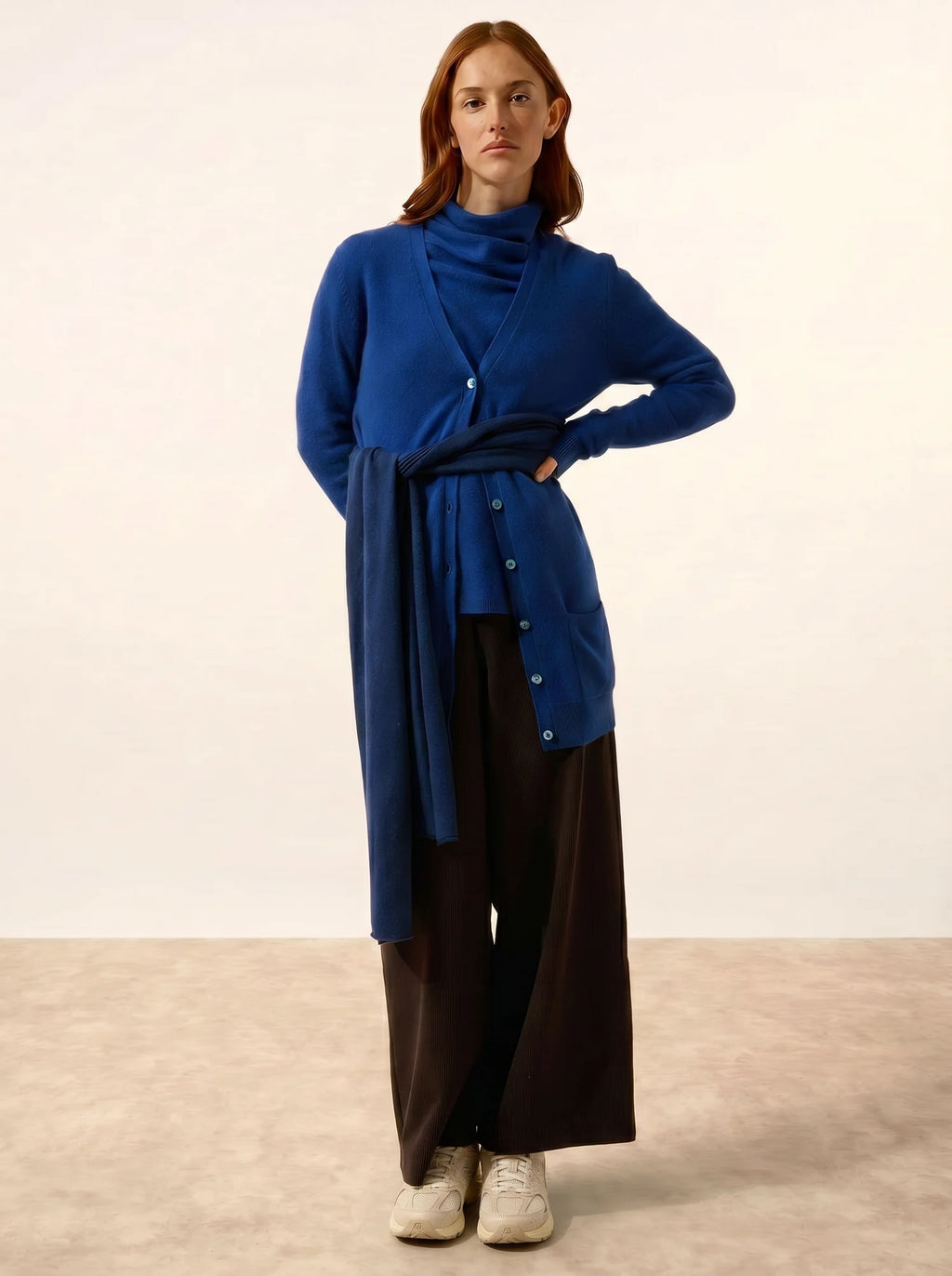 SPENCER Schal Mitternachtsblau