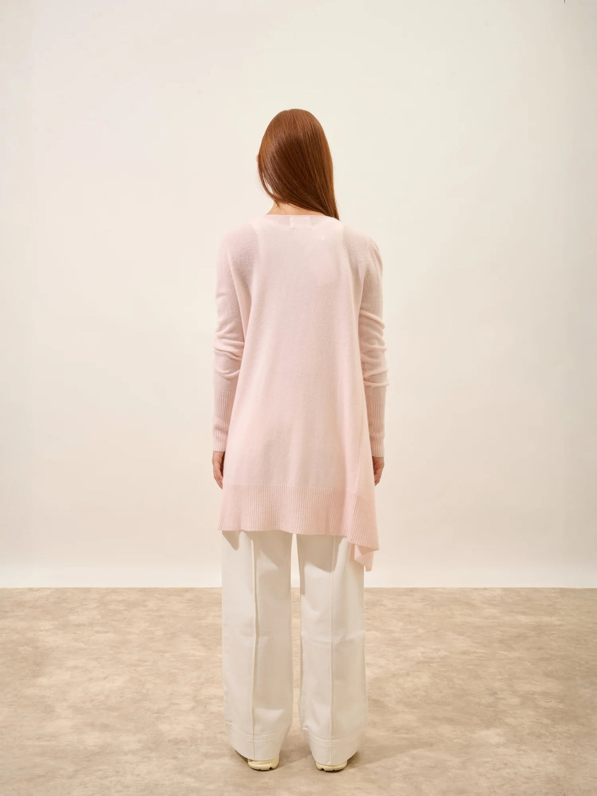 BROOKE Lange Jacke Babyrosa