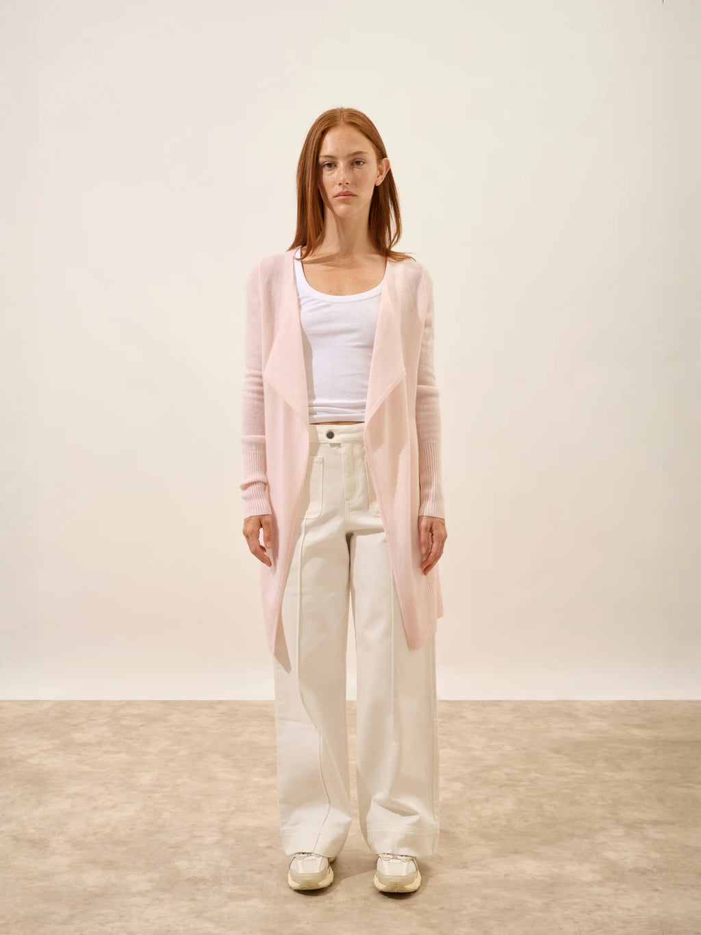 BROOKE Lange Jacke Babyrosa
