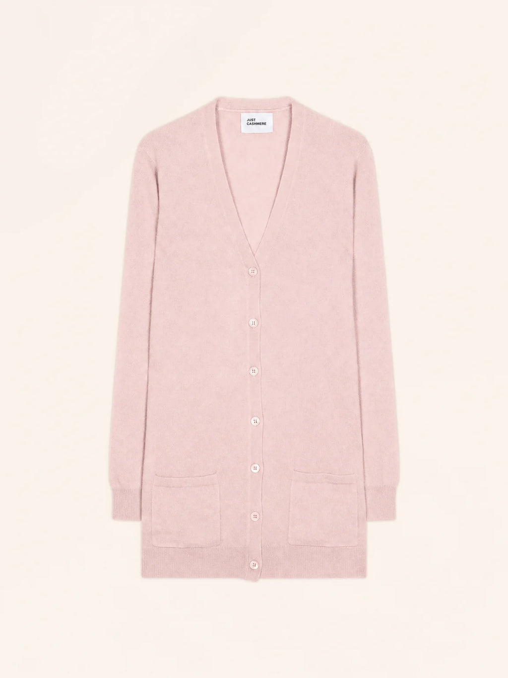 TOMMIE Cardigan Col V Rose Bébé