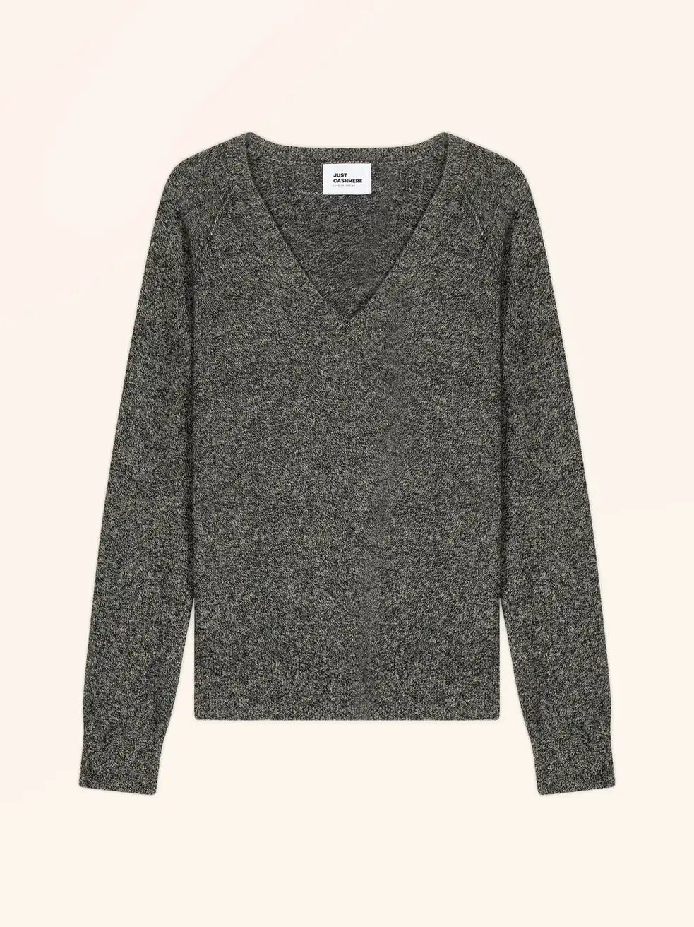 PHOEBE Pull Col V Noir et Blanc