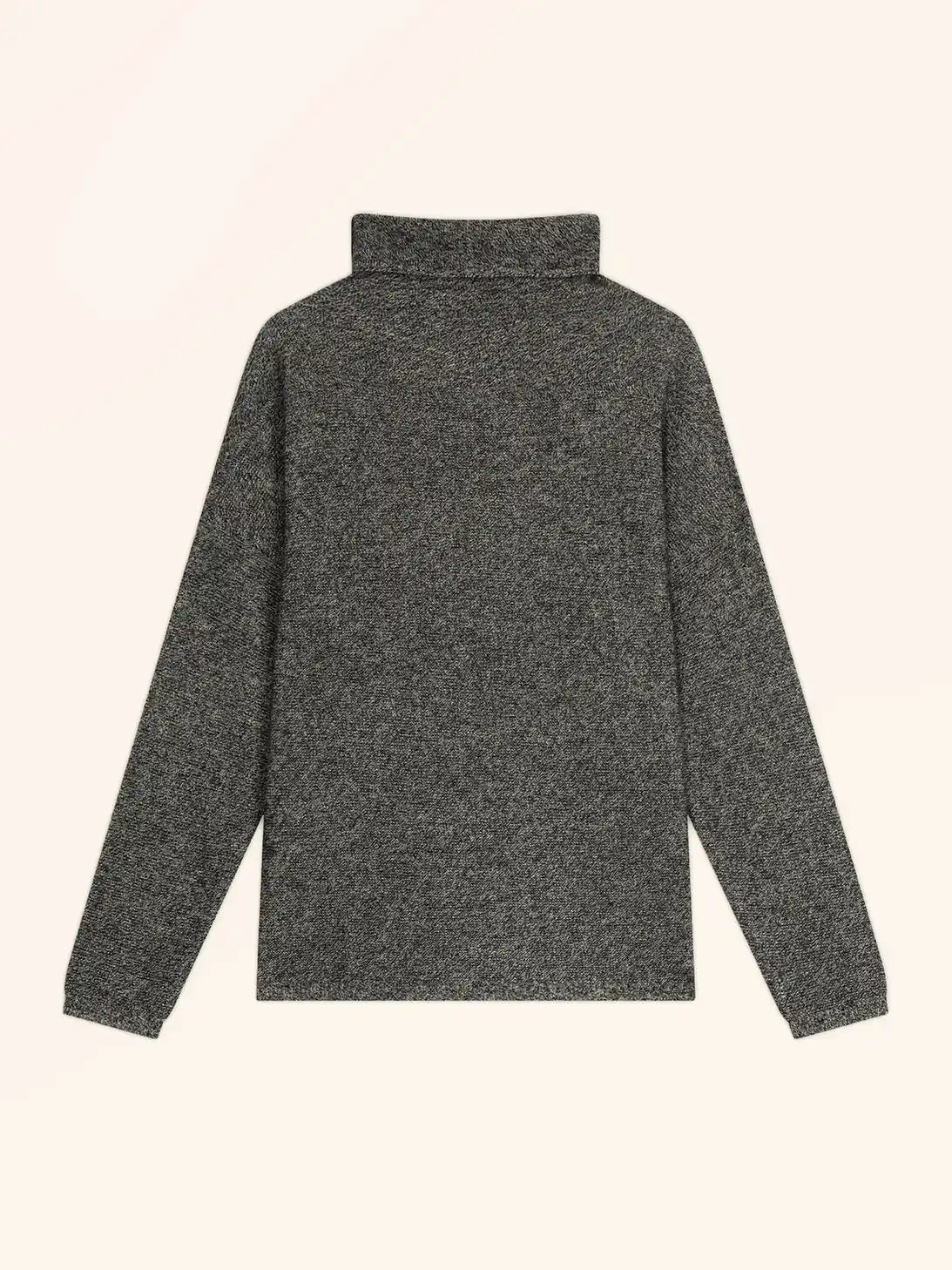 BLANTYRE Pull Col Roulé Noir et Blanc