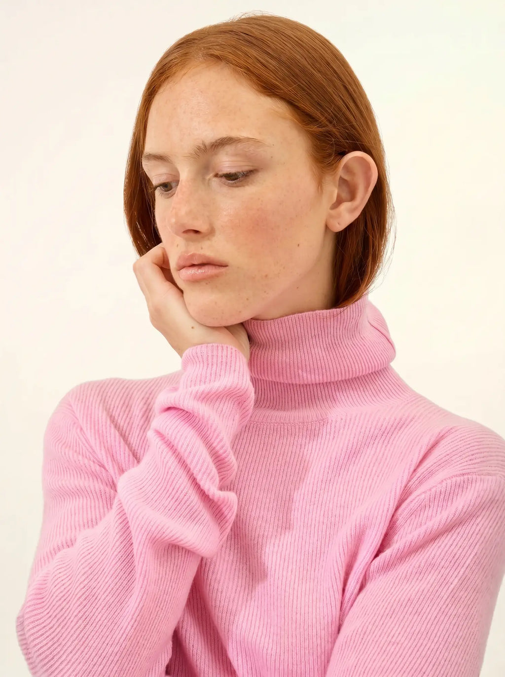 LANAIS Sweater Turtleneck Rose Quartz