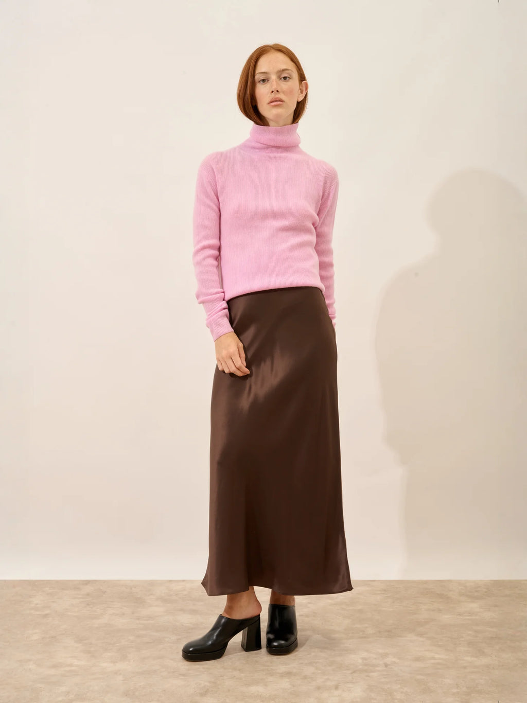 LANAIS Sweater Turtleneck Rose Quartz