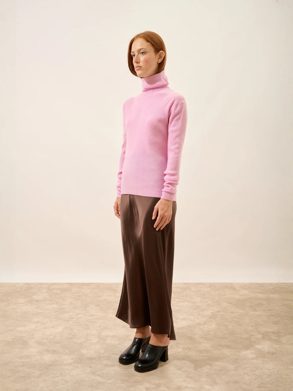LANAIS Sweater Turtleneck Rose Quartz