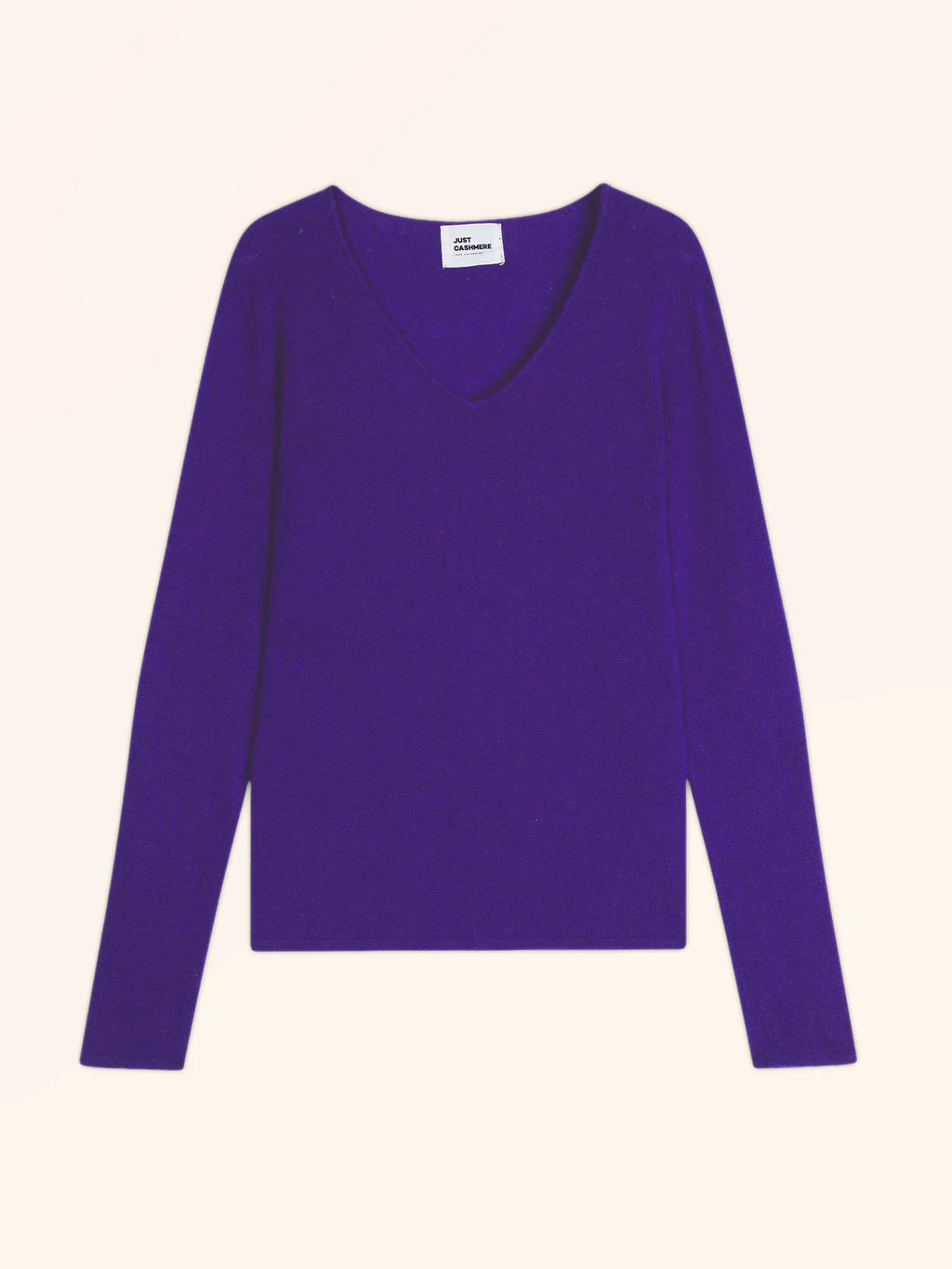 JOAN Pull Col V Gentiane