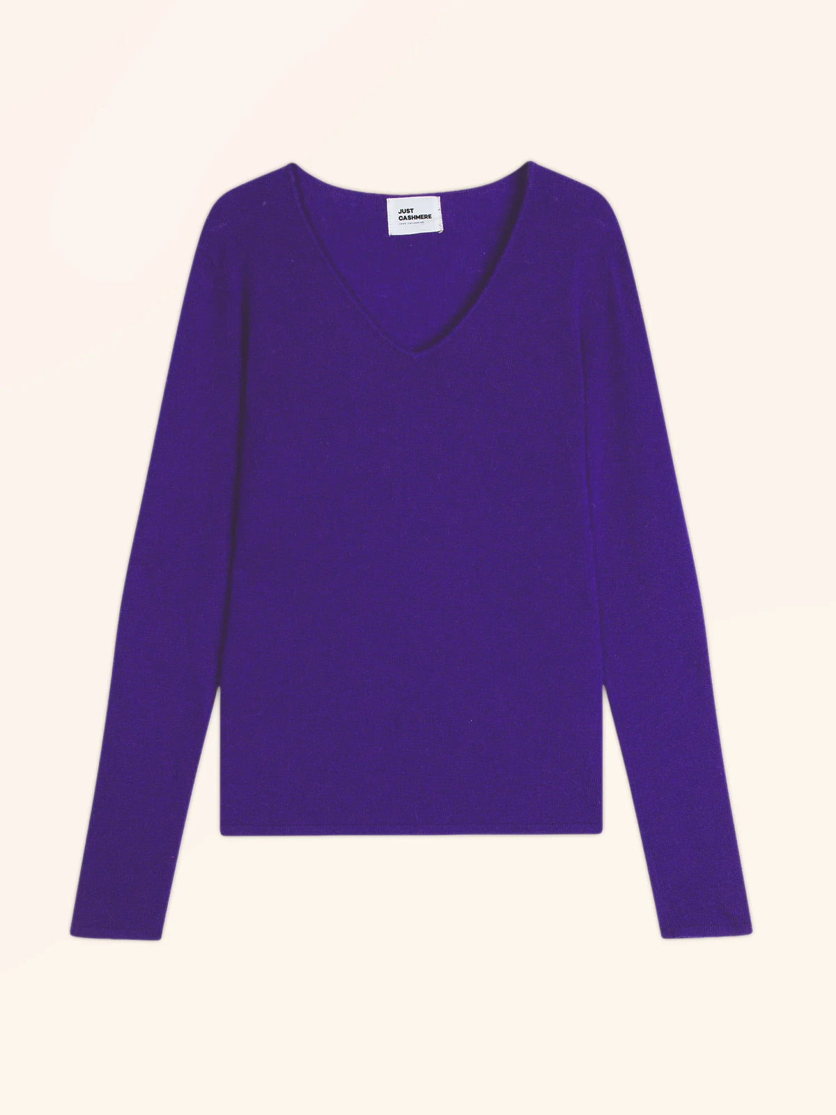 JOAN Pull Col V Gentiane