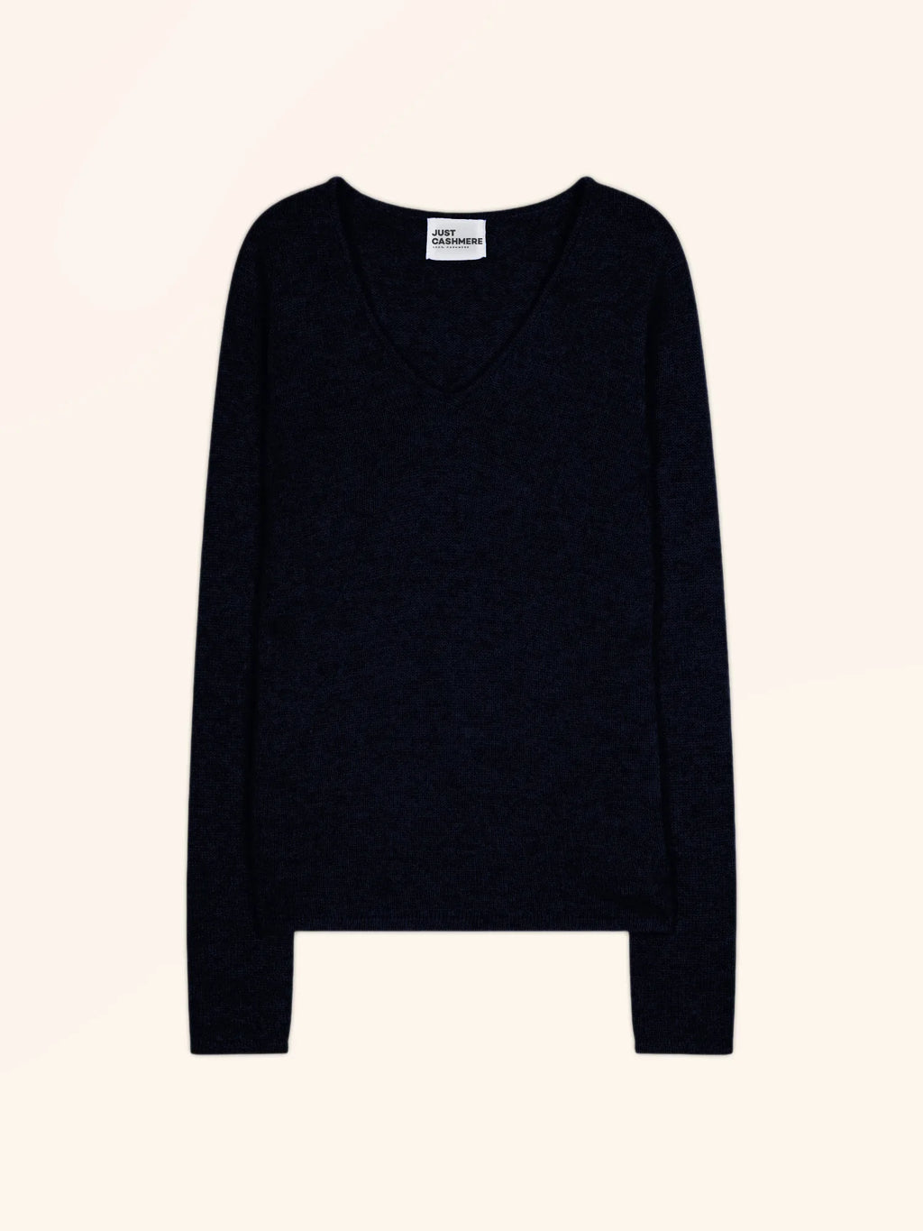 ABBY Pull Col V 4 Fils Caviar
