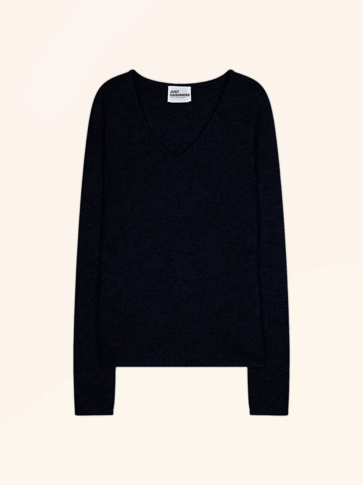 ABBY Pull Col V 4 Fils Caviar