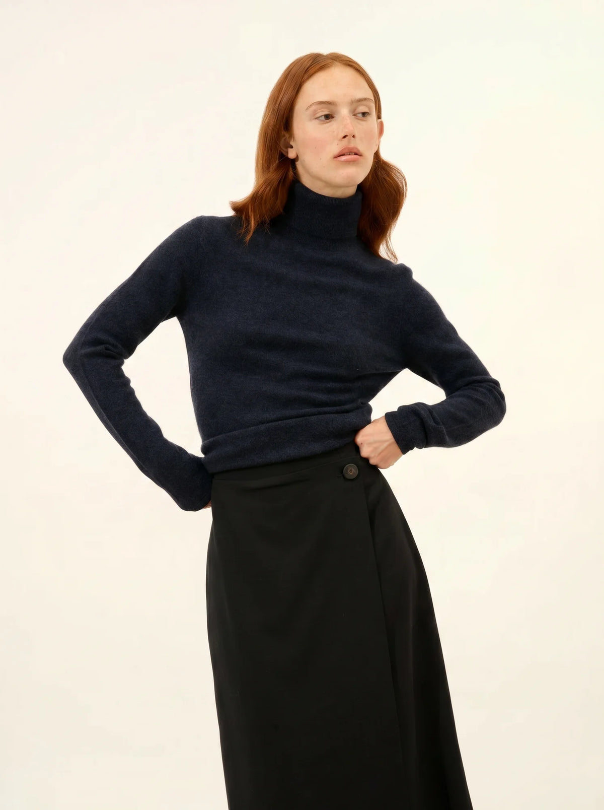 AVA Pullover Rollkragen Kaviar