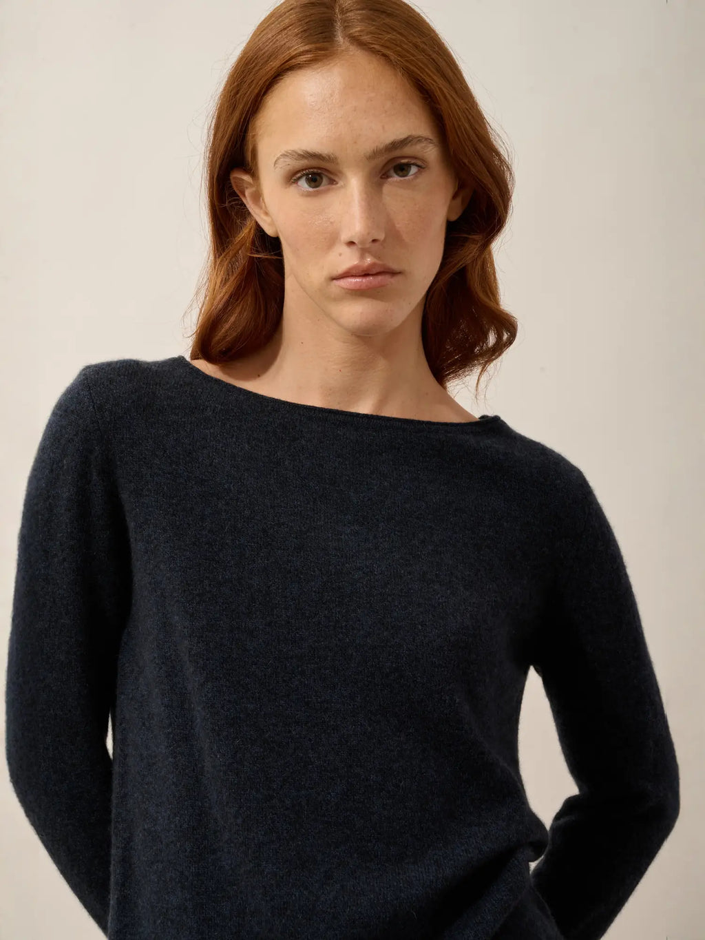 GRACE Pull Col Bateau Caviar