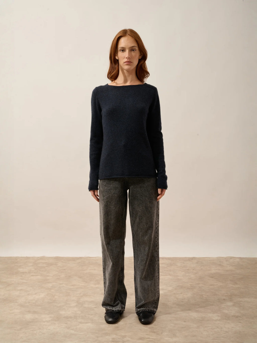 GRACE Pull Col Bateau Caviar