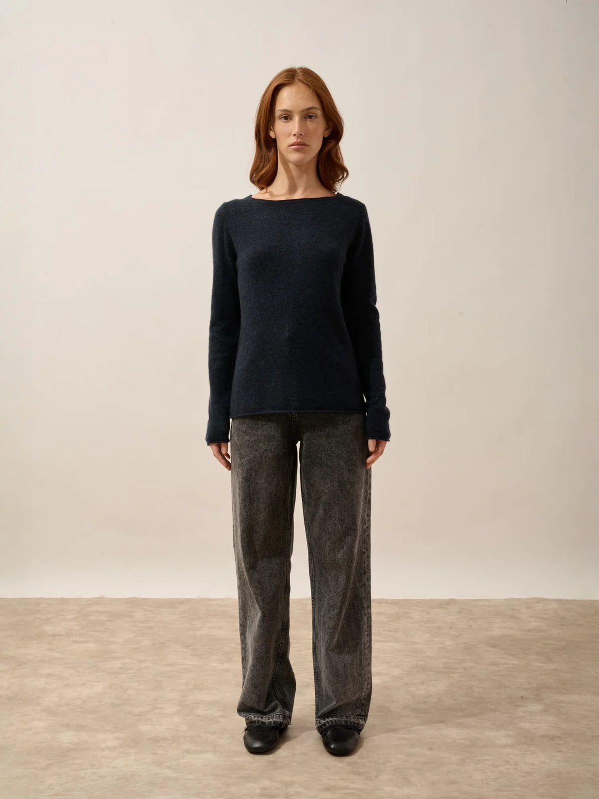 GRACE Pull Col Bateau Caviar