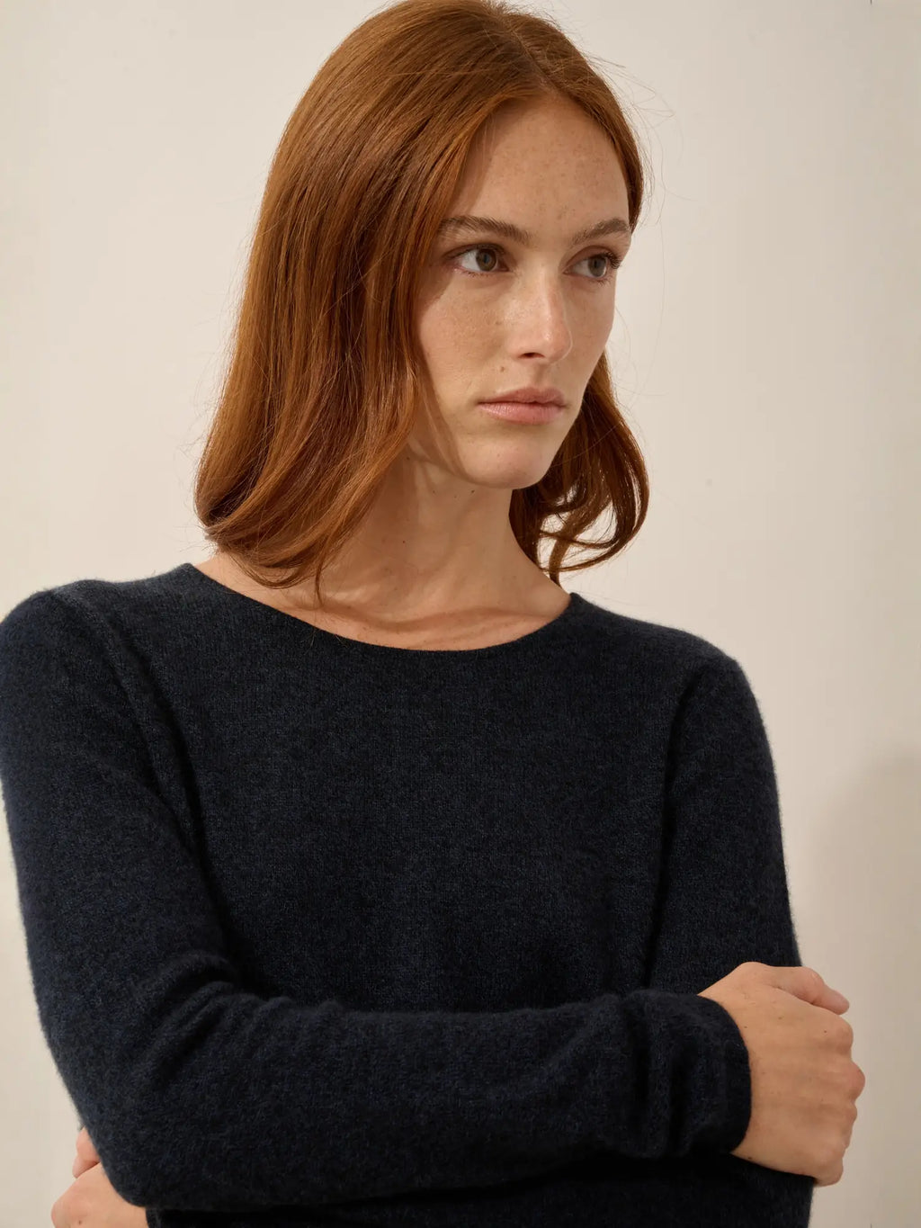 VIVIAN Pull Col Rond Caviar