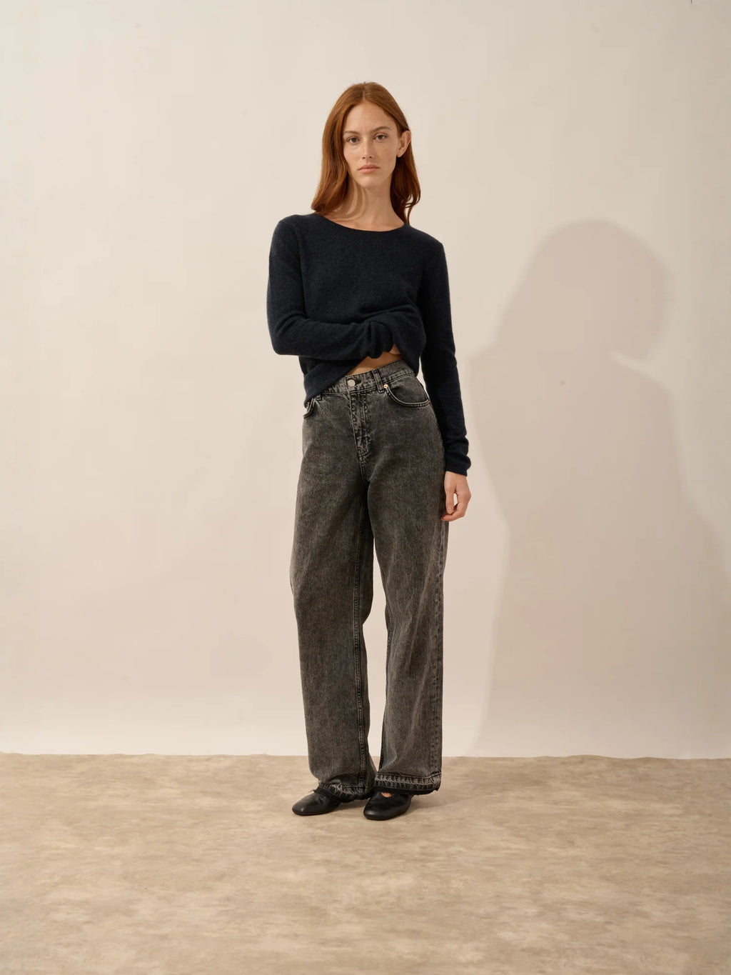 VIVIAN Pull Col Rond Caviar