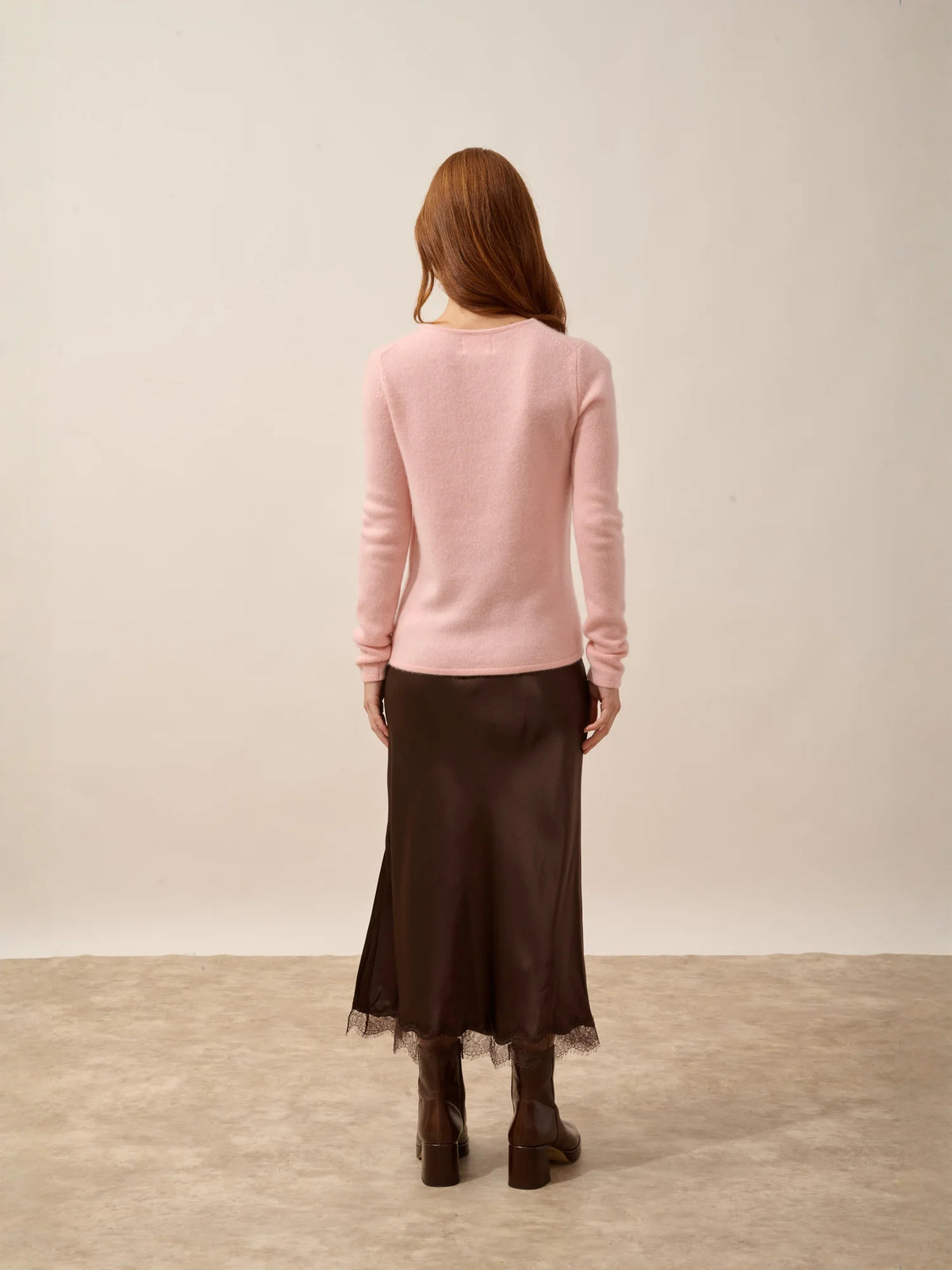 JOYCE Pull Col Rond 4 Fils Ballerine