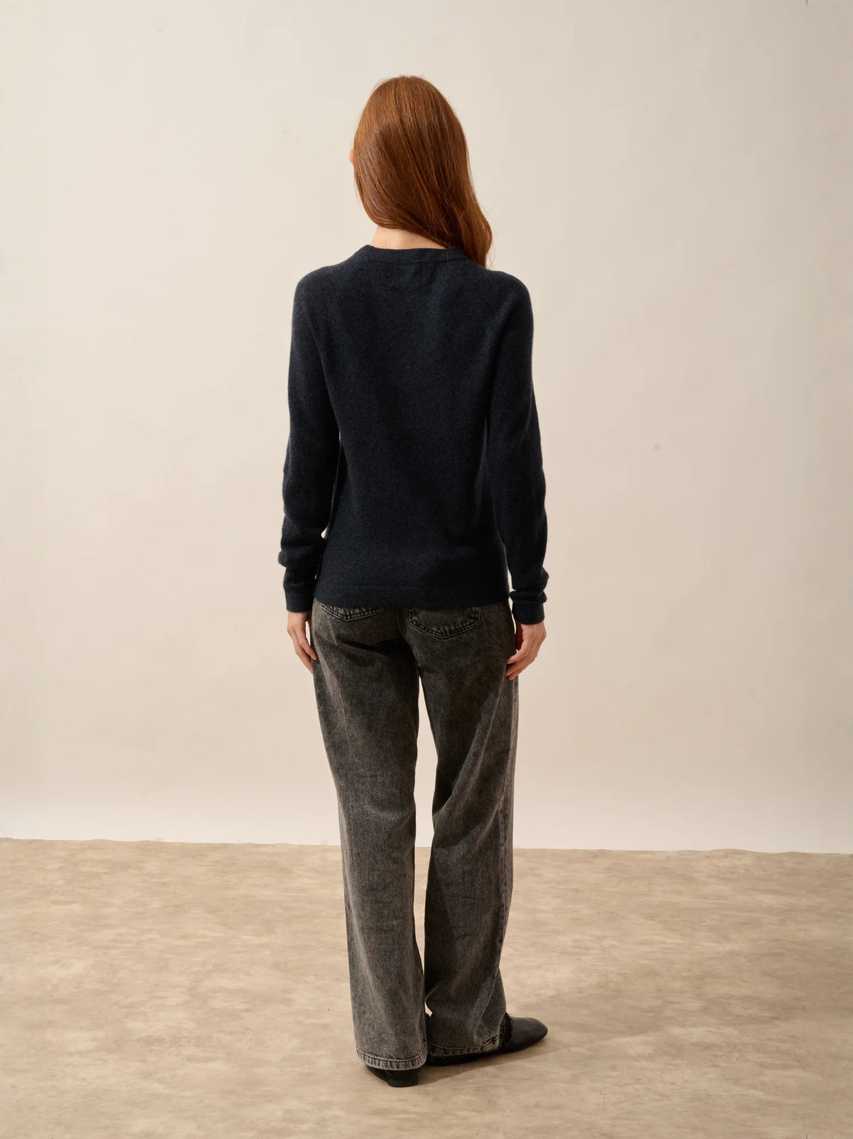 JANE Pullover Rundhalsausschnitt Kaviar