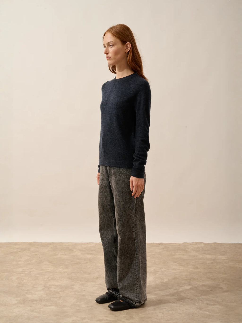 JANE Pullover Rundhalsausschnitt Kaviar