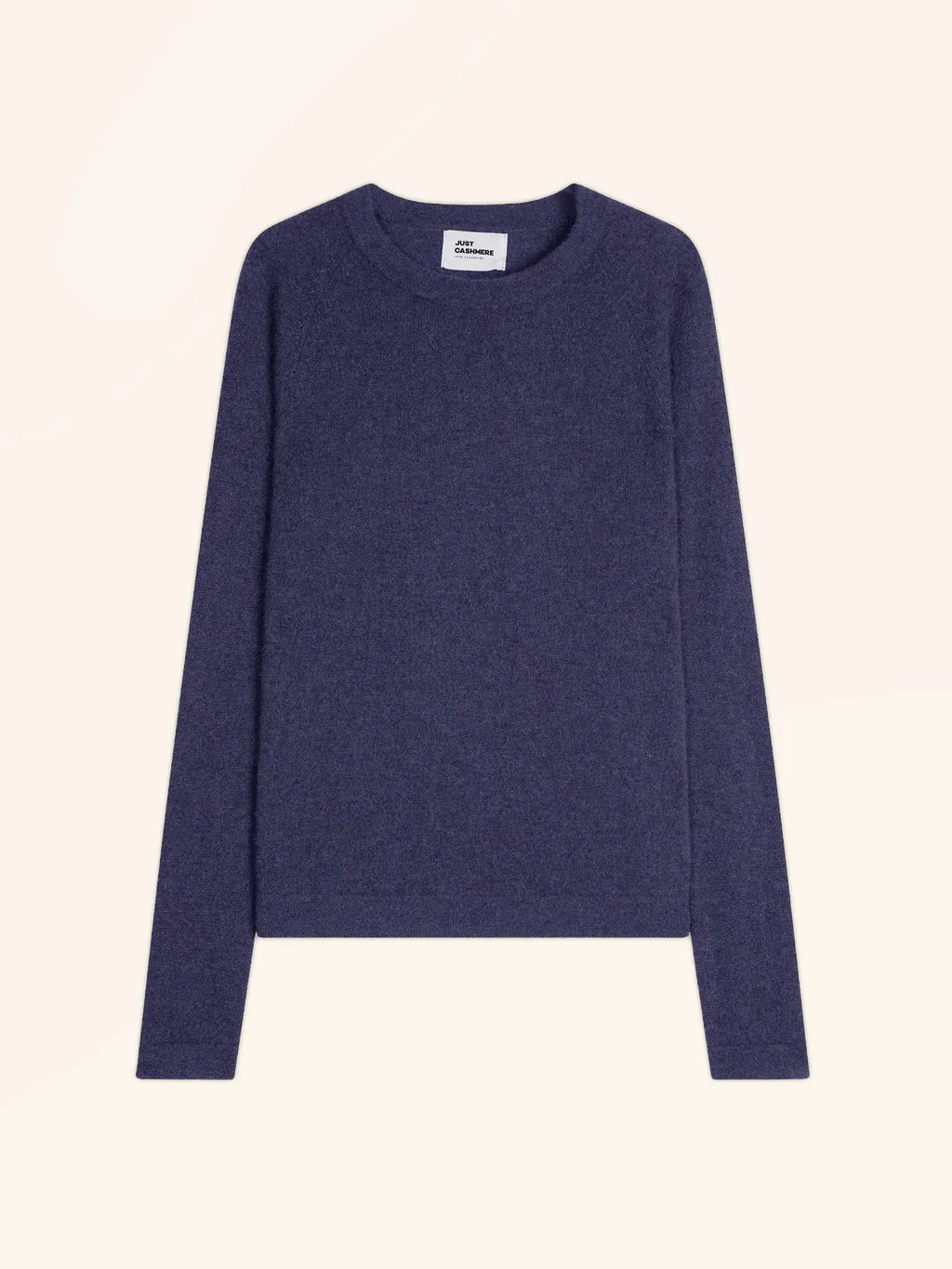 JANE Pull Col Rond Violet Gris Chiné