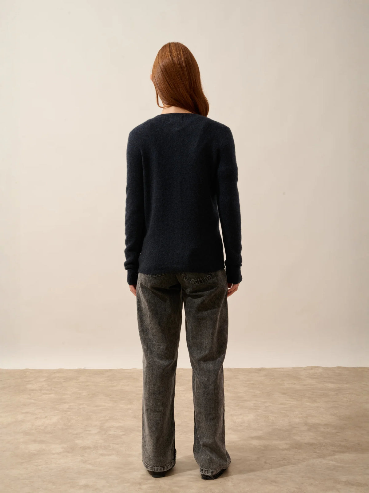 KATHARINE Cardigan Col Rond Caviar