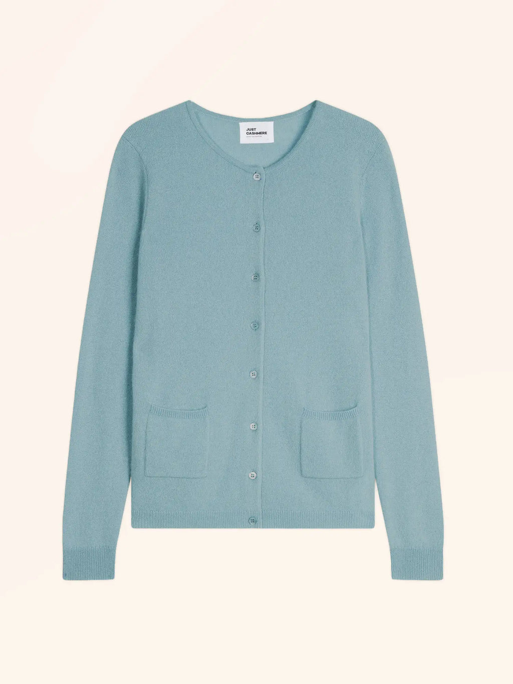 KATHARINE Cardigan Crew Neck Light Petrol