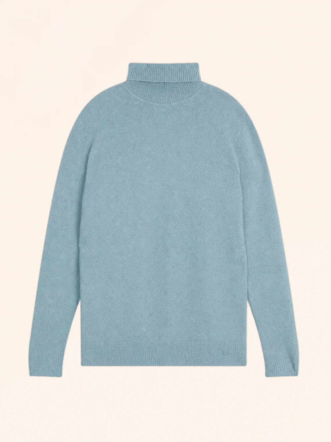 SACHA Sweater Turtleneck 4 Ply Light Petrol