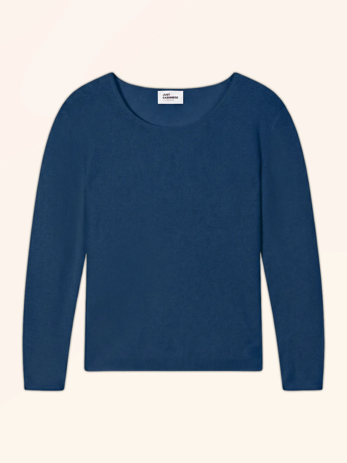 FIONA Pull Col Rond Bleu Perse