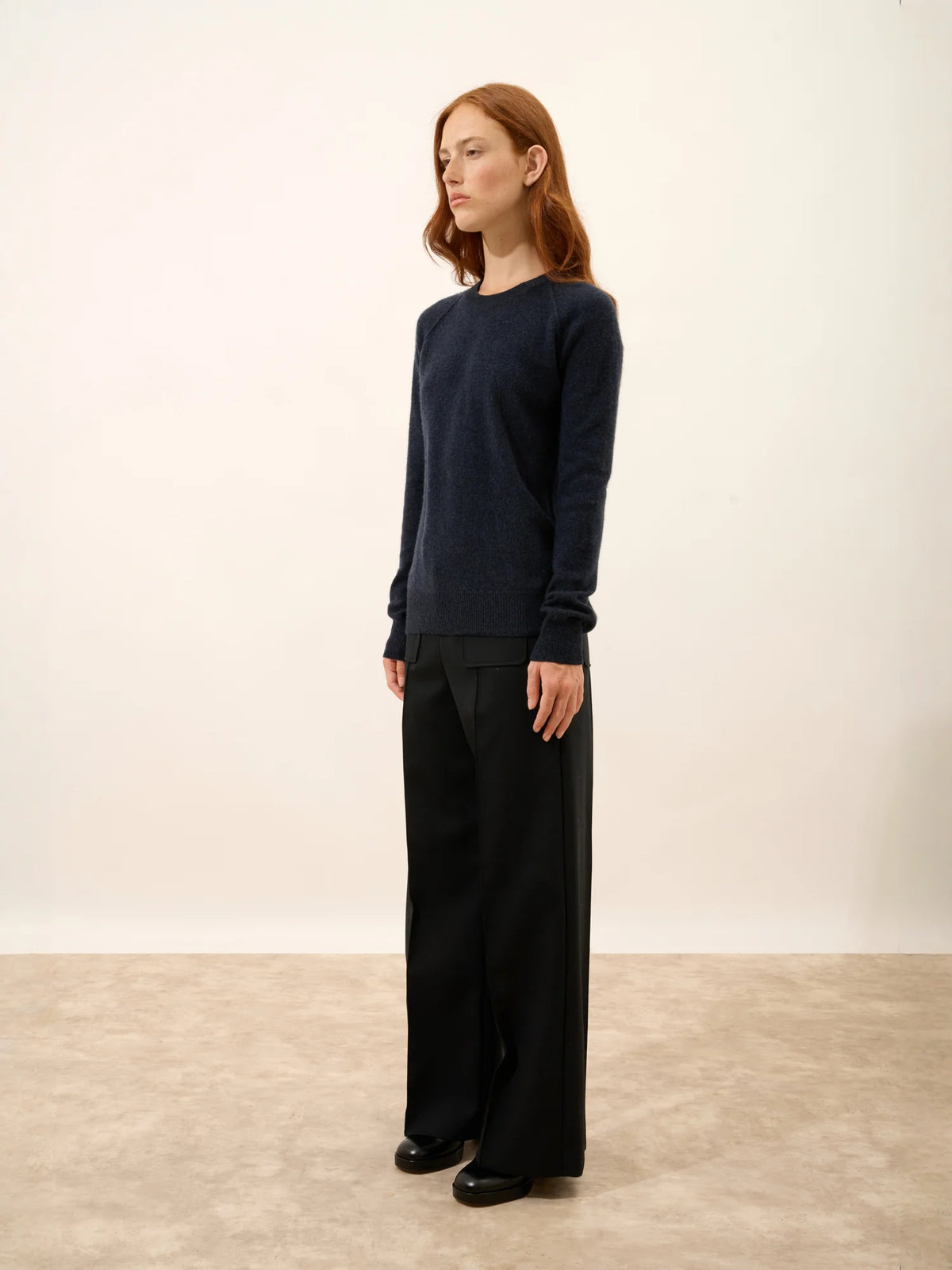 HELEN Pullover Rundhalsausschnitt Kaviar